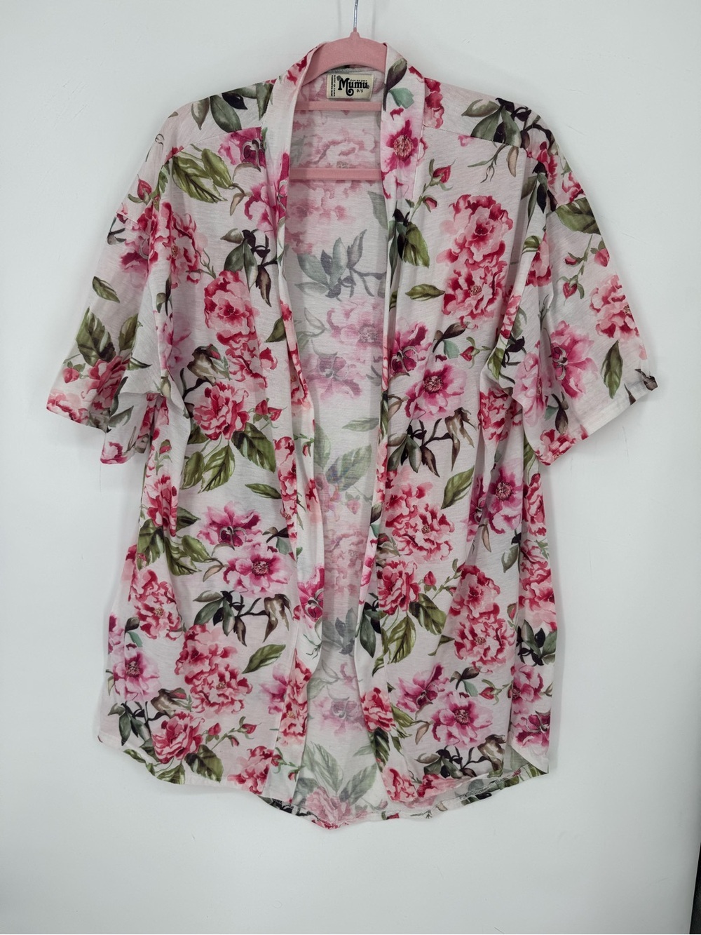 Show Me Your MuMu Floral Kimono Robe One Size Feminine Romantic Soft Girl Lounge